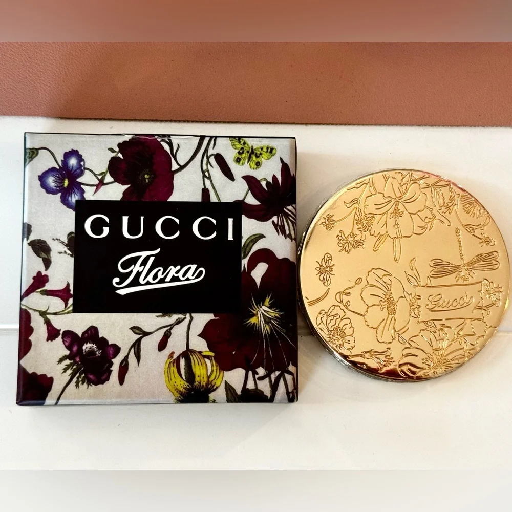 Gucci | Accessories | Last Gold Gucci Flora Mirror | Poshmark